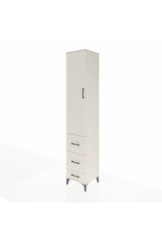 Hyperion Dolap 4 Raflı 3 Çekmeceli Tek Kapaklı 44x44x243 Aytaşı-Aytaşı