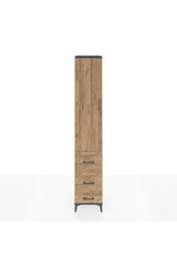 Hyperion Dolap 4 Raflı 3 Çekmeceli Tek Kapaklı 44x44x243