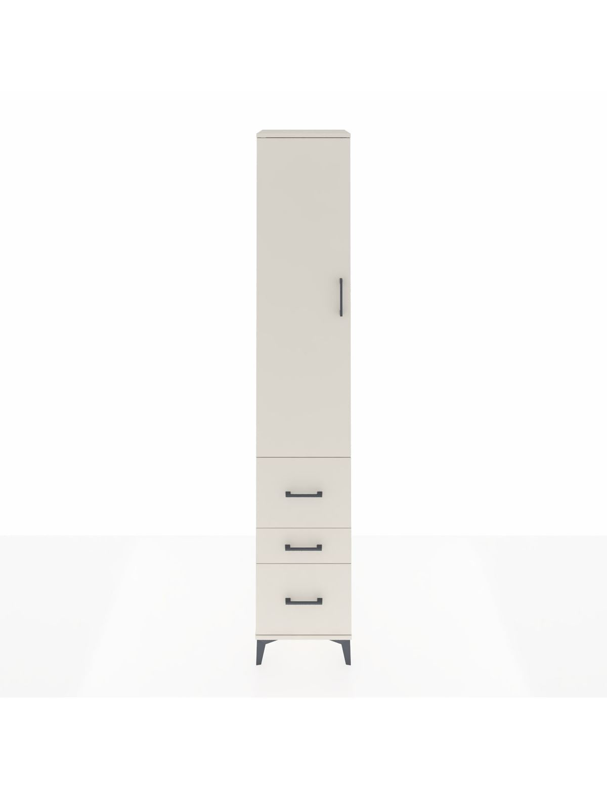 Hyperion Dolap 2 Raflı 3 Çekmeceli Tek Askılı 44x44x243 Aytaşı-Aytaşı