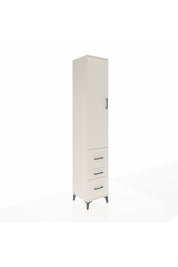 Hyperion Dolap 4 Raflı 3 Çekmeceli Tek Kapaklı 44x44x243 Aytaşı-Aytaşı