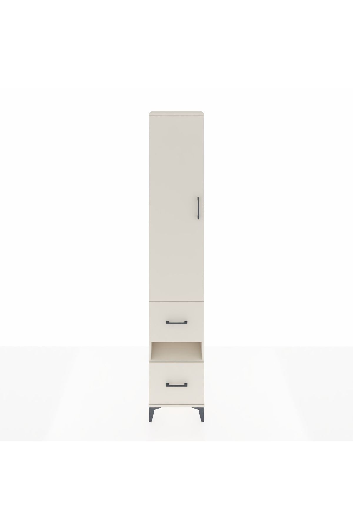 Hyperion Dolap 3 Raflı 2 Çekmeceli Tek Askılı 44x44x243 Aytaşı-Aytaşı