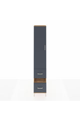 Hyperion Dolap 3 Raflı 2 Çekmeceli Tek Askılı 44x44x243