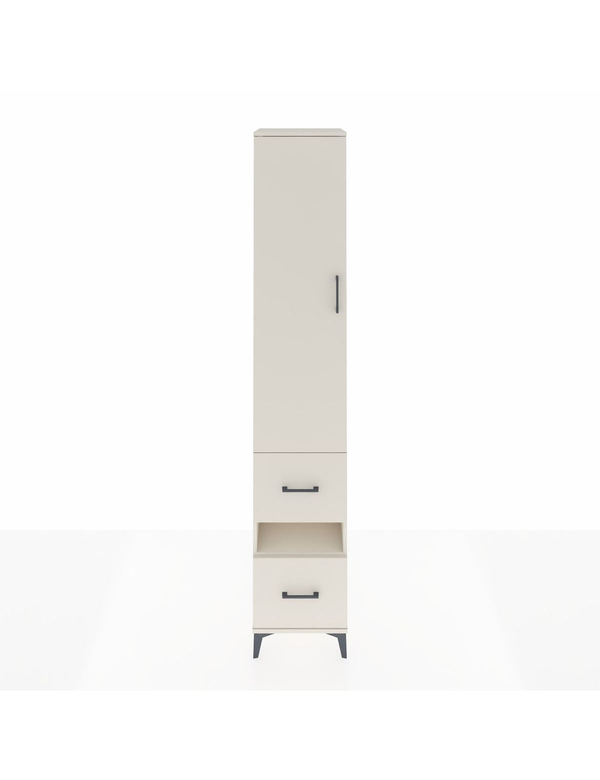 Hyperion Dolap 5 Raflı 2 Çekmeceli Tek Kapaklı 44x44x243 Aytaşı-Aytaşı