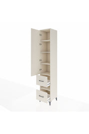 Hyperion Dolap 5 Raflı 2 Çekmeceli Tek Kapaklı 44x44x243 Aytaşı-Aytaşı