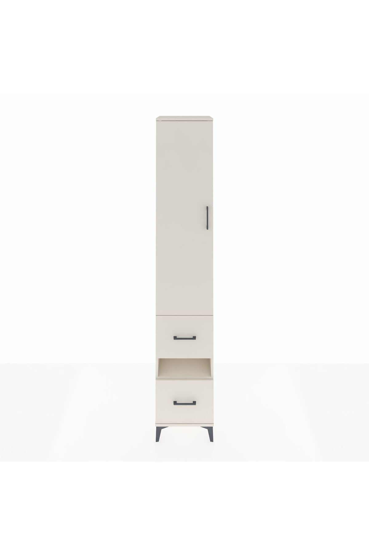 Hyperion Dolap 3 Raflı 2 Çekmeceli Tek Askılı 44x44x243 Aytaşı-Aytaşı