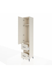 Hyperion Dolap 3 Raflı 2 Çekmeceli Tek Askılı 44x44x243 Aytaşı-Aytaşı