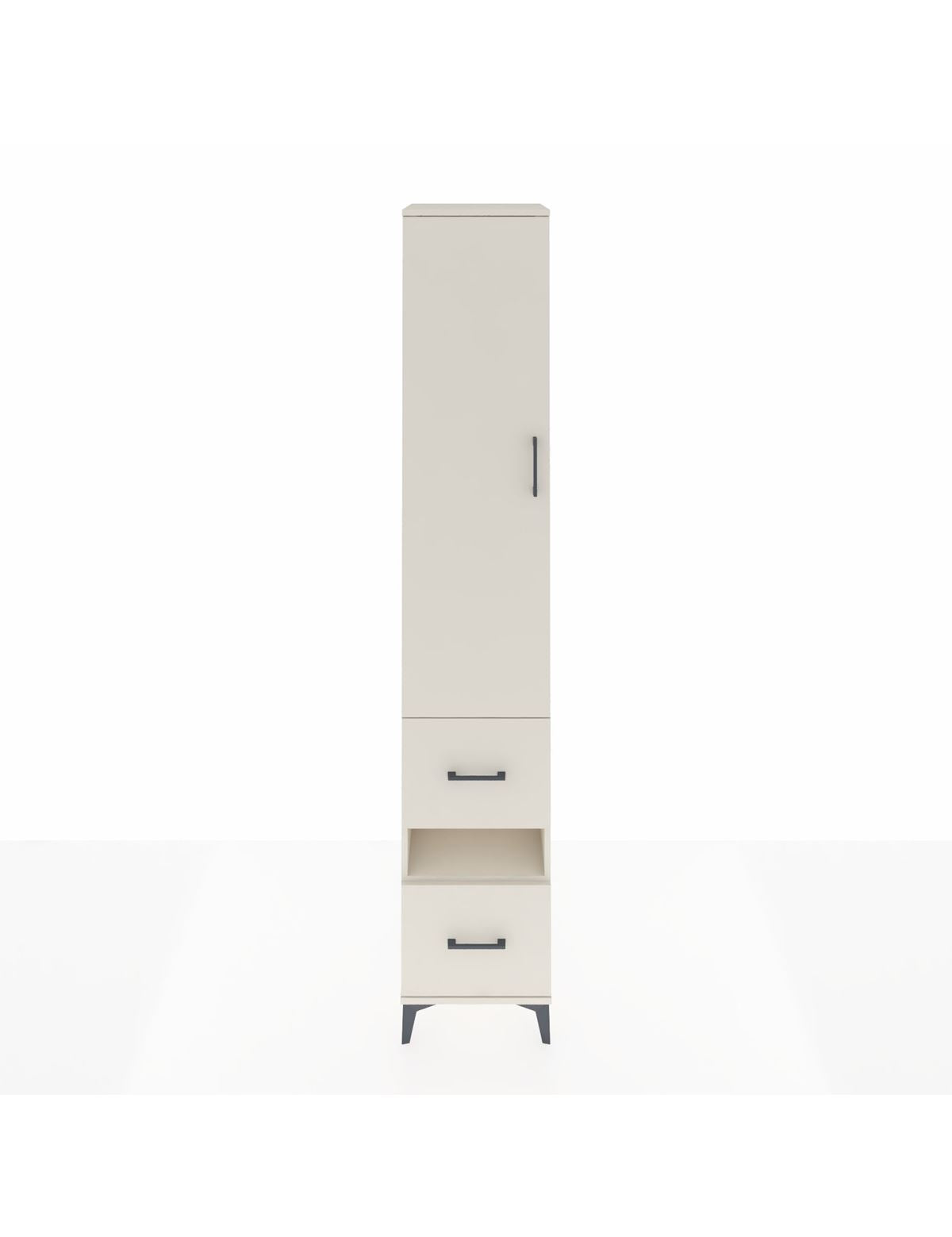 Hyperion Dolap 5 Raflı 2 Çekmeceli Tek Kapaklı 44x44x243 Aytaşı-Aytaşı