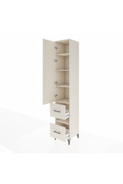 Hyperion Dolap 5 Raflı 2 Çekmeceli Tek Kapaklı 44x44x243 Aytaşı-Aytaşı