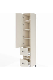 Hyperion Dolap 5 Raflı 2 Çekmeceli Tek Kapaklı 44x44x243 Aytaşı-Aytaşı