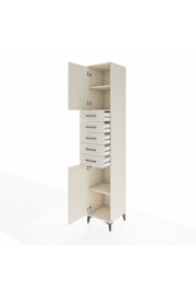 Hyperion Dolap 3 Raflı 5 Çekmeceli 2 Kapaklı 44x44x243 Aytaşı-Aytaşı