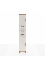 Hyperion Dolap 3 Raflı 5 Çekmeceli 2 Kapaklı 44x44x243 Çam-Aytaşı