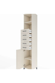 Hyperion Dolap 3 Raflı 5 Çekmeceli Tek Kapaklı 44x44x243 Aytaşı-Aytaşı