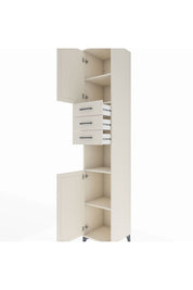 Hyperion Dolap 4 Raflı 3 Çekmeceli 2 Kapaklı 44x44x243 Aytaşı-Aytaşı