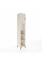 Hyperion Dolap 4 Raflı 3 Çekmeceli Tek Kapaklı 44x44x243 Aytaşı-Aytaşı