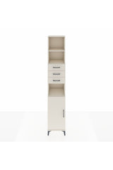 Hyperion Dolap 4 Raflı 3 Çekmeceli Tek Kapaklı 44x44x243