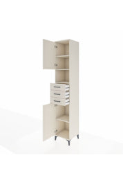 Hyperion Dolap 4 Raflı 3 Çekmeceli 2 Kapaklı 44x44x243 Aytaşı-Aytaşı