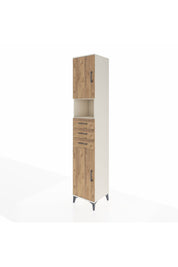 Hyperion Dolap 4 Raflı 3 Çekmeceli 2 Kapaklı 44x44x243 Aytaşı-Çam