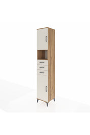 Hyperion Dolap 4 Raflı 3 Çekmeceli 2 Kapaklı 44x44x243 Çam-Aytaşı