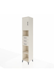 Hyperion Dolap 4 Raflı 3 Çekmeceli Tek Kapaklı 44x44x243 Aytaşı-Aytaşı