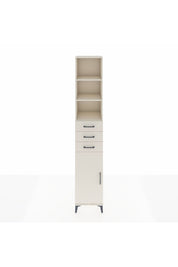 Hyperion Dolap 4 Raflı 3 Çekmeceli Tek Kapaklı 44x44x243 Aytaşı-Aytaşı