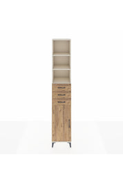 Hyperion Dolap 4 Raflı 3 Çekmeceli Tek Kapaklı 44x44x243 Aytaşı-Çam