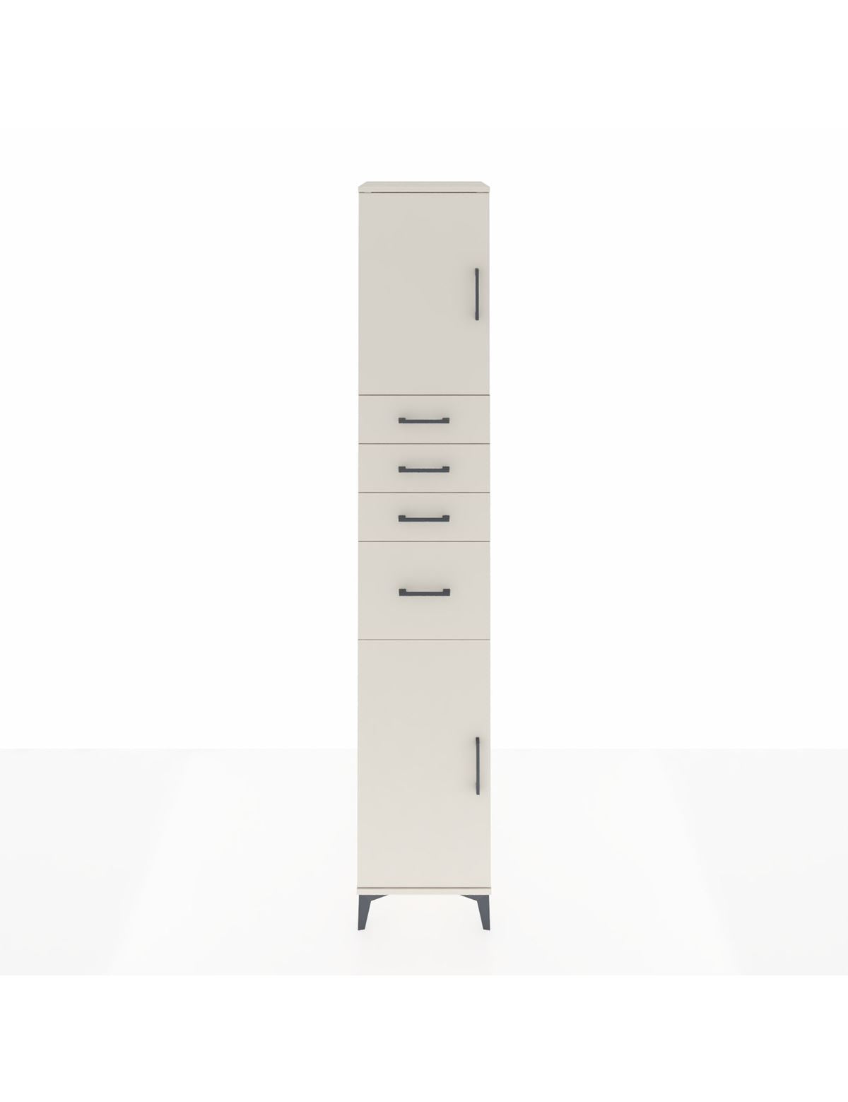 Hyperion Dolap 3 Raflı 4 Çekmeceli 2 Kapaklı 44x44x243 Aytaşı-Aytaşı