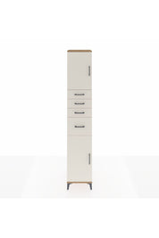 Hyperion Dolap 3 Raflı 4 Çekmeceli 2 Kapaklı 44x44x243 Çam-Aytaşı