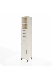 Hyperion Dolap 3 Raflı 4 Çekmeceli Tek Kapaklı 44x44x243 Aytaşı-Aytaşı