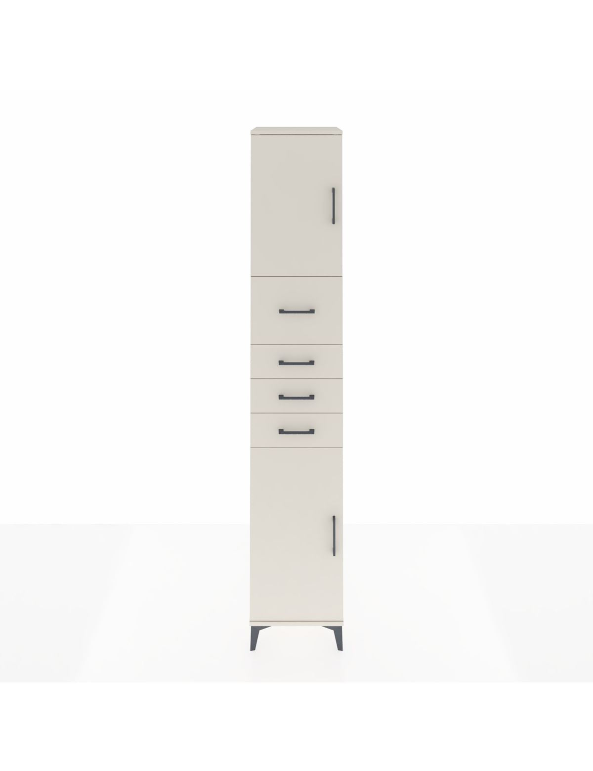 Hyperion Dolap 3 Raflı 4 Çekmeceli 2 Kapaklı 44x44x243 Aytaşı-Aytaşı