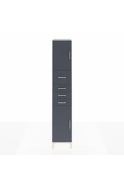 Hyperion Dolap 3 Raflı 4 Çekmeceli 2 Kapaklı 44x44x243 Aytaşı-Antrasit