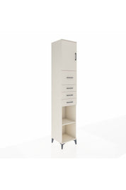 Hyperion Dolap 3 Raflı 4 Çekmeceli Tek Kapaklı 44x44x243 Aytaşı-Aytaşı