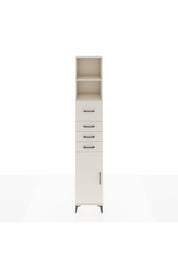 Hyperion Dolap 3 Raflı 4 Çekmeceli Tek Kapaklı 44x44x243 Aytaşı-Aytaşı