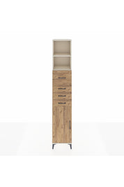 Hyperion Dolap 3 Raflı 4 Çekmeceli Tek Kapaklı 44x44x243 Aytaşı-Çam