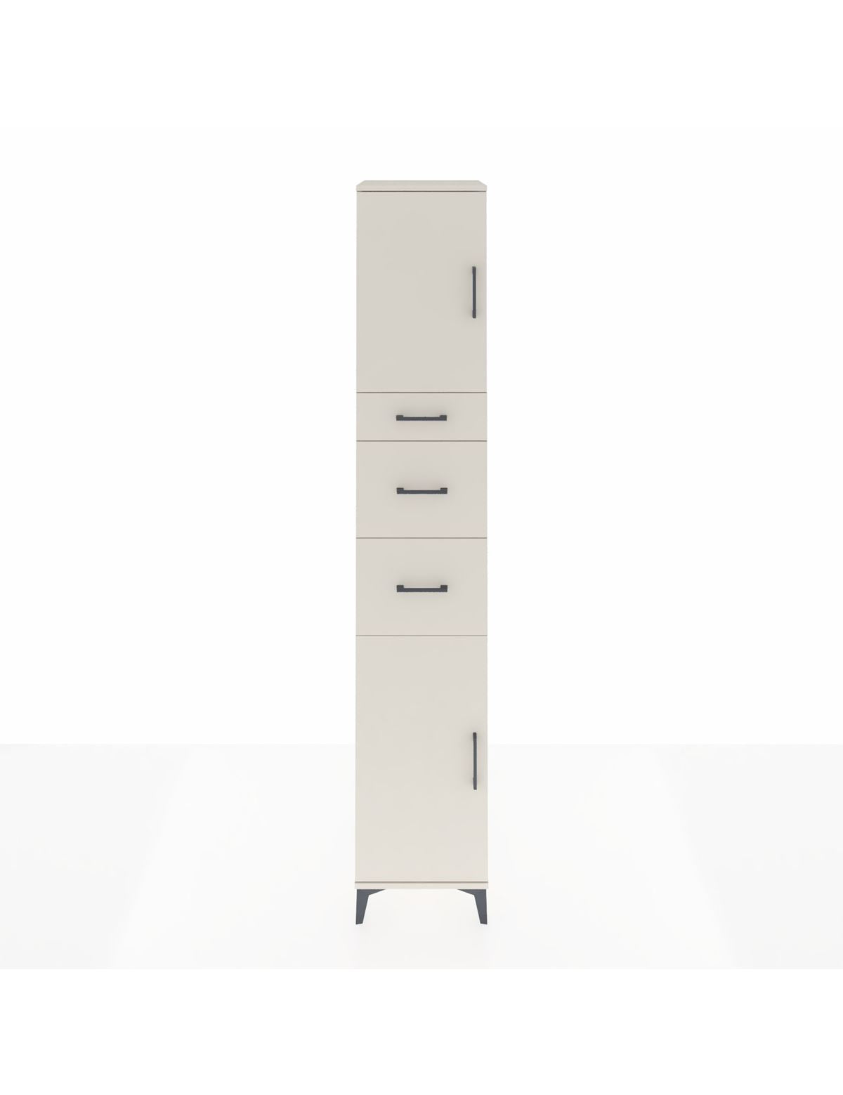 Hyperion Dolap 3 Raflı 3 Çekmeceli 2 Kapaklı 44x44x243 Aytaşı-Aytaşı