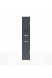 Hyperion Dolap 3 Raflı 3 Çekmeceli 2 Kapaklı 44x44x243 Aytaşı-Antrasit