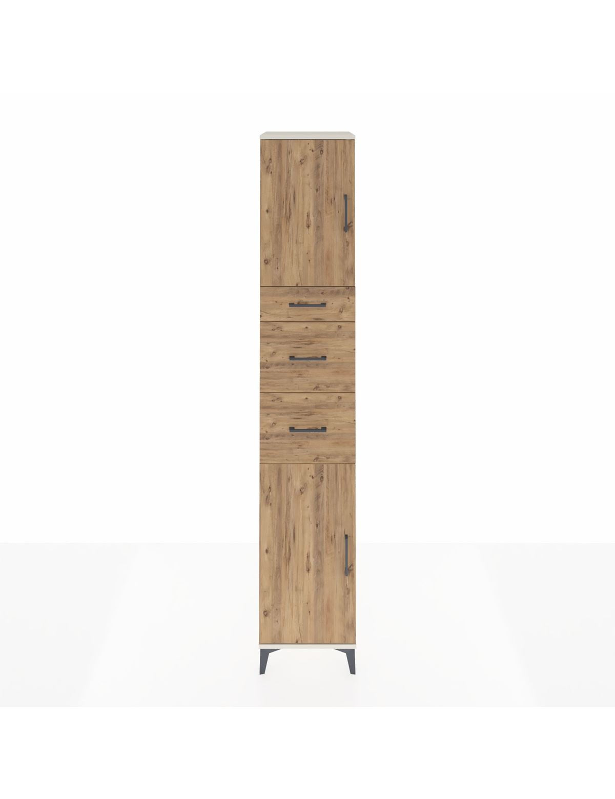 Hyperion Dolap 3 Raflı 3 Çekmeceli 2 Kapaklı 44x44x243 Aytaşı-Çam