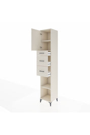 Hyperion Dolap 3 Raflı 3 Çekmeceli Tek Kapaklı 44x44x243 Aytaşı-Aytaşı