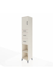 Hyperion Dolap 3 Raflı 3 Çekmeceli Tek Kapaklı 44x44x243 Aytaşı-Aytaşı
