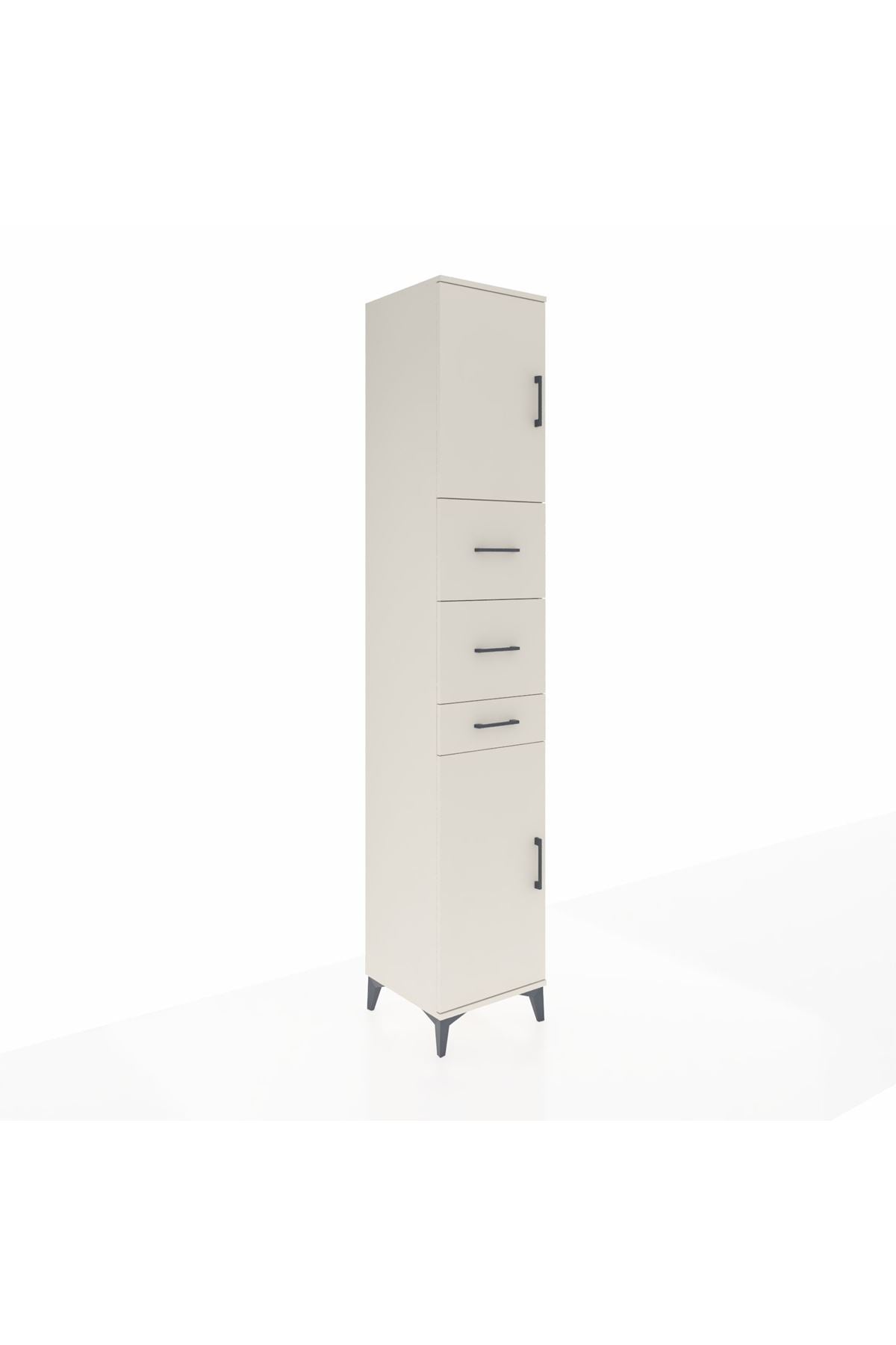 Hyperion Dolap 3 Raflı 3 Çekmeceli 2 Kapaklı 44x44x243 Aytaşı-Aytaşı