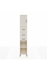 Hyperion Dolap 3 Raflı 3 Çekmeceli Tek Kapaklı 44x44x243