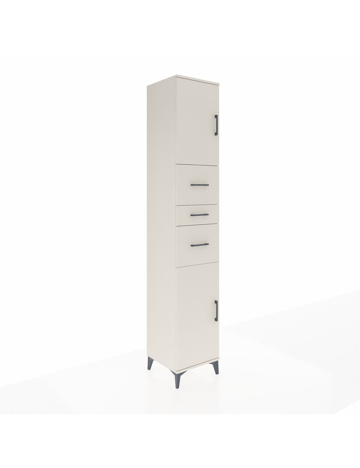 Hyperion Dolap 3 Raflı 3 Çekmeceli 2 Kapaklı 44x44x243 Aytaşı-Aytaşı