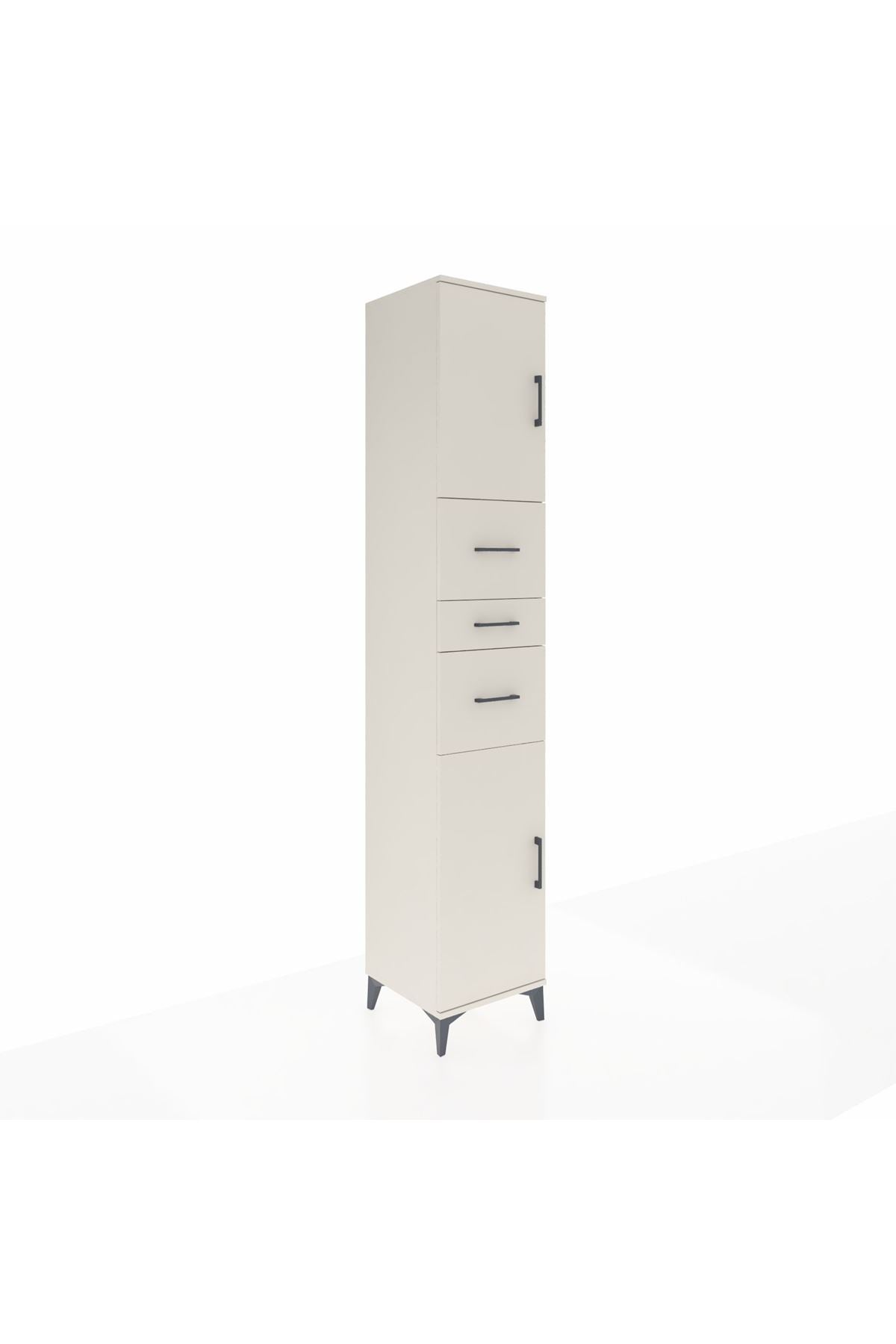 Hyperion Dolap 3 Raflı 3 Çekmeceli 2 Kapaklı 44x44x243 Aytaşı-Aytaşı