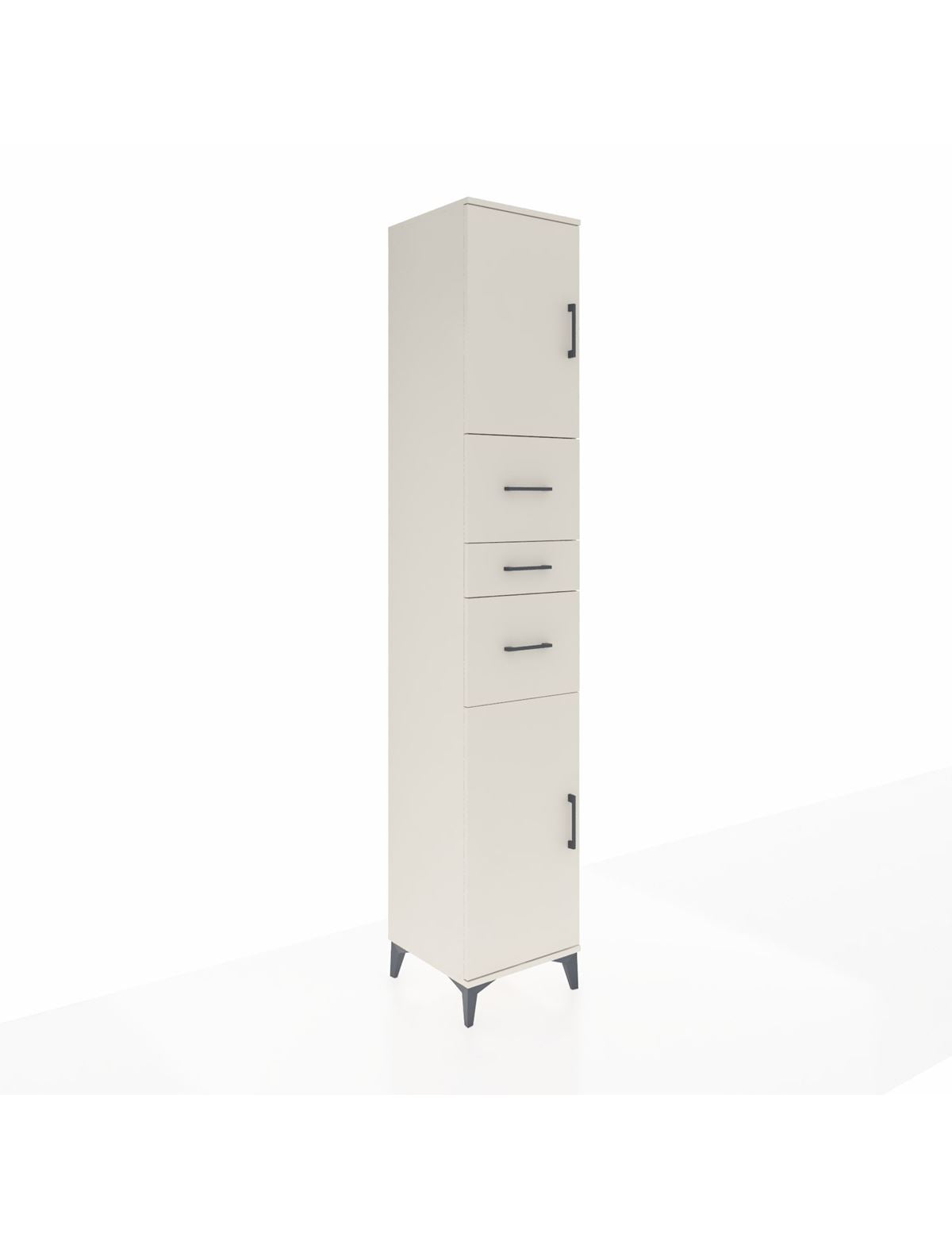 Hyperion Dolap 3 Raflı 3 Çekmeceli 2 Kapaklı 44x44x243 Aytaşı-Aytaşı