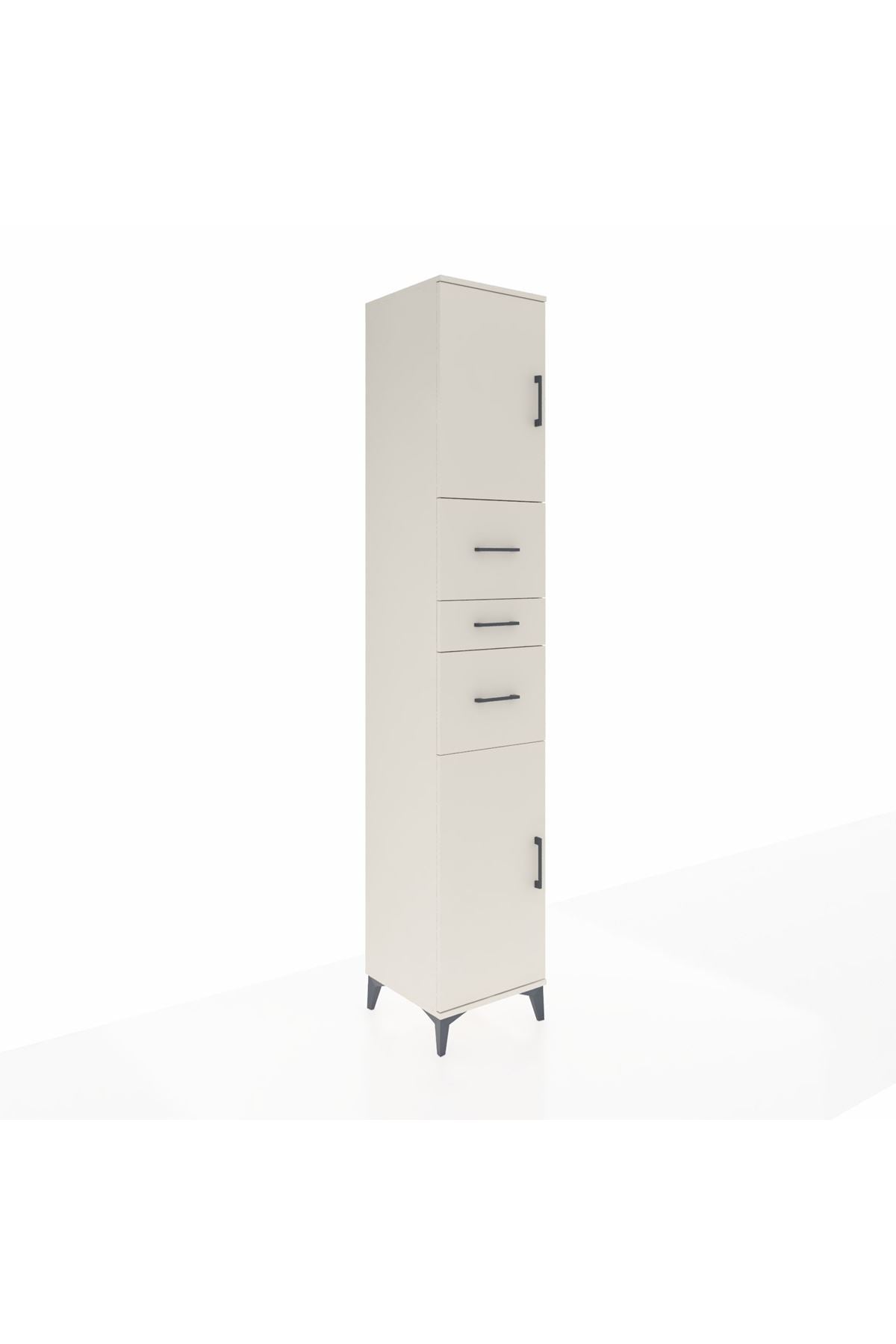 Hyperion Dolap 3 Raflı 3 Çekmeceli 2 Kapaklı 44x44x243 Aytaşı-Aytaşı