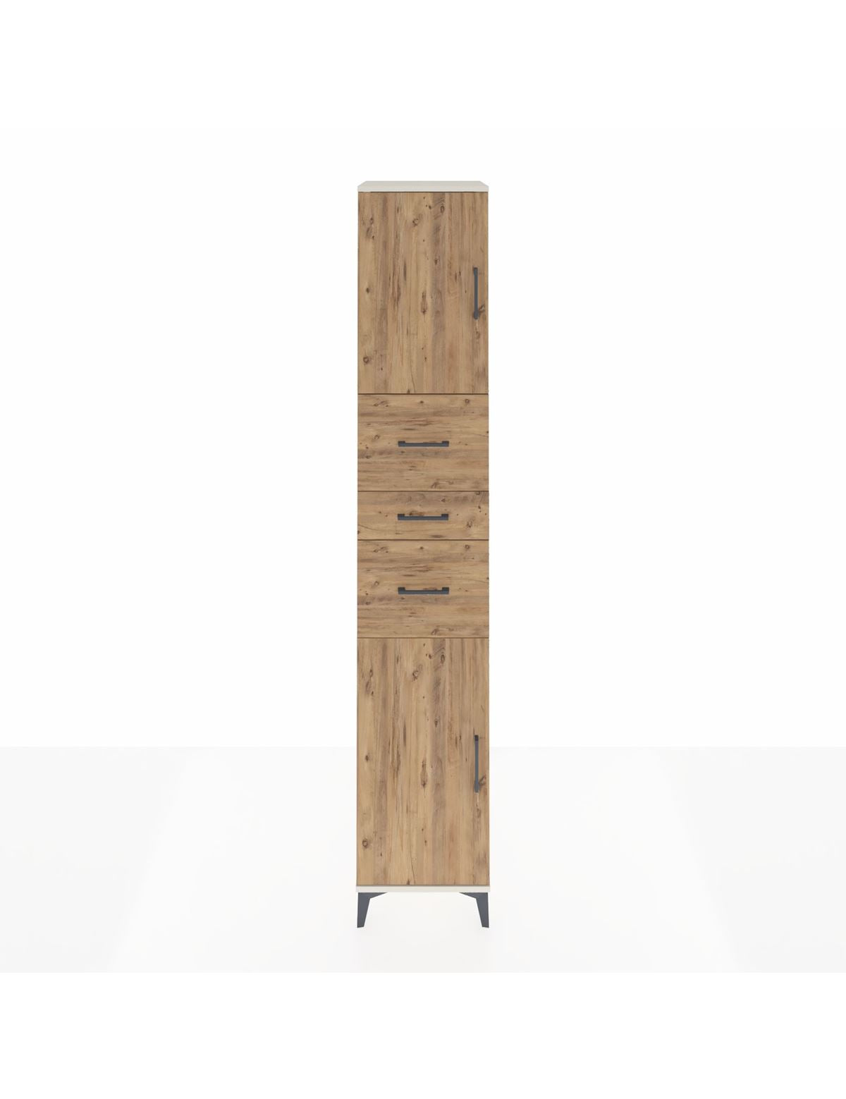 Hyperion Dolap 3 Raflı 3 Çekmeceli 2 Kapaklı 44x44x243 Aytaşı-Çam