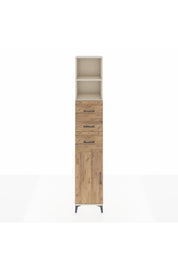 Hyperion Dolap 3 Raflı 3 Çekmeceli Tek Kapaklı 44x44x243 Aytaşı-Çam