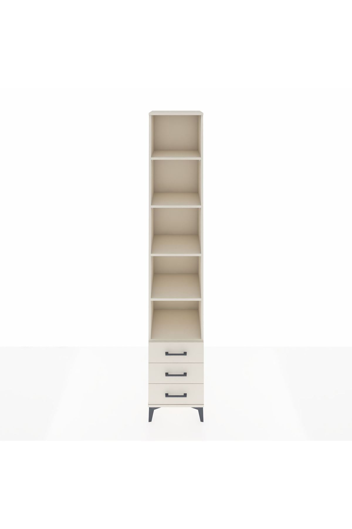 Hyperion Dolap 5 Raflı 3 Çekmeceli 44x44x243 Aytaşı-Aytaşı