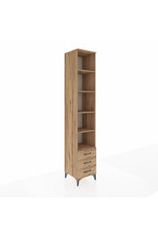 Hyperion Dolap 5 Raflı 3 Çekmeceli 44x44x243 Çam-Çam