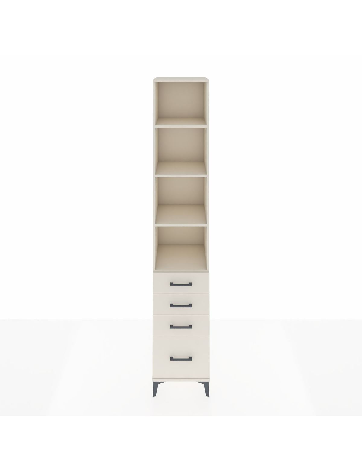 Hyperion Dolap 4 Raflı 4 Çekmeceli 44x44x243 Aytaşı-Aytaşı