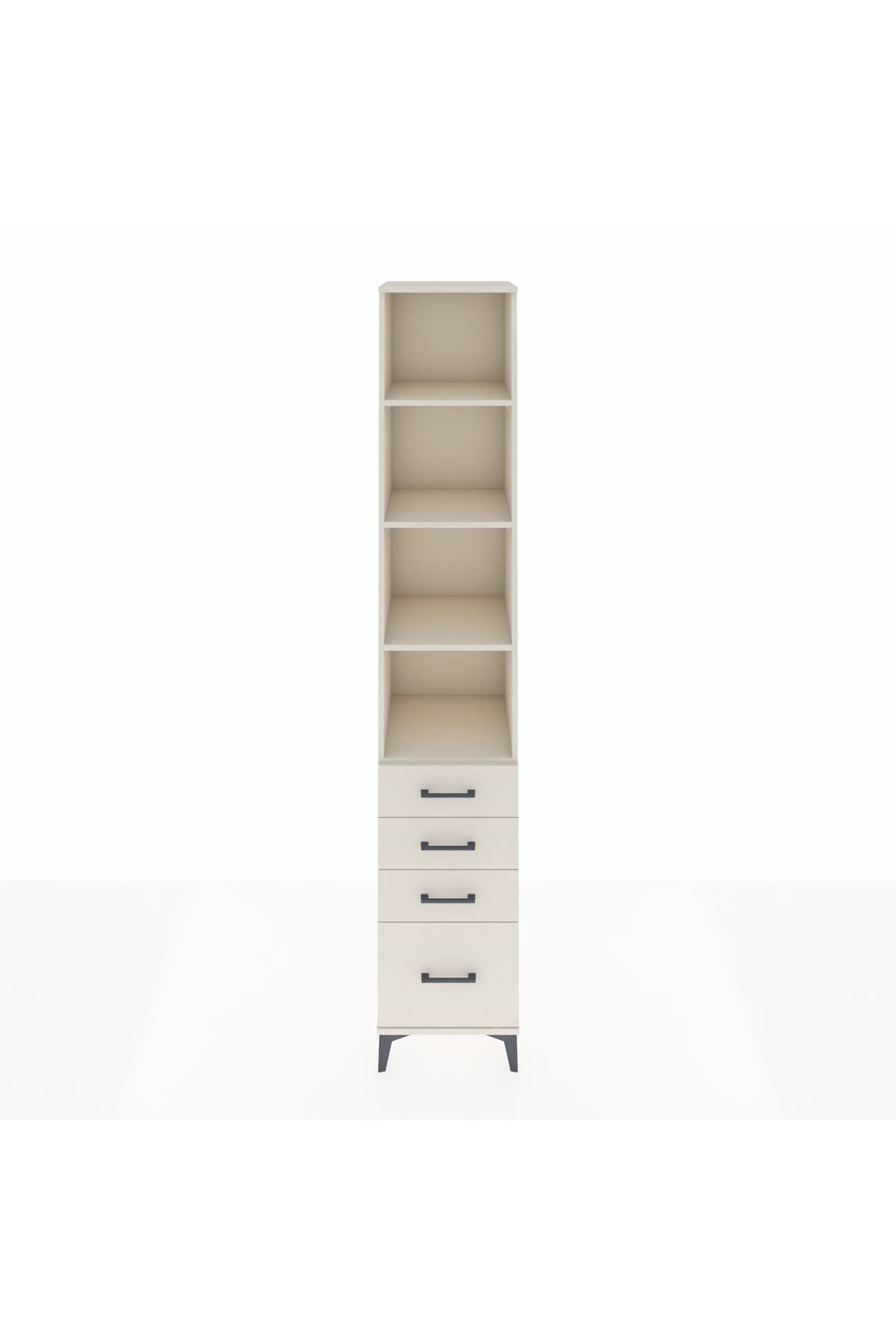 Hyperion Dolap 4 Raflı 4 Çekmeceli 44x44x243 Aytaşı-Aytaşı